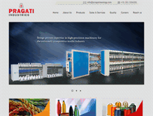 Tablet Screenshot of pragatitexengg.com
